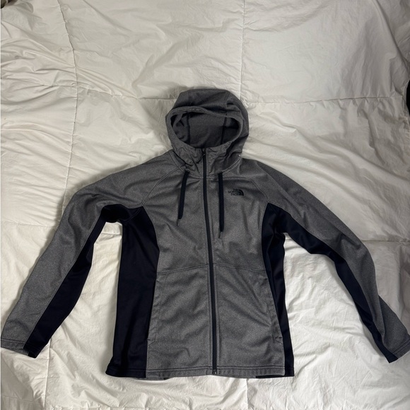 The North Face Charcoal and Black women’s full zip Hoodie XL - Picture 6 of 6